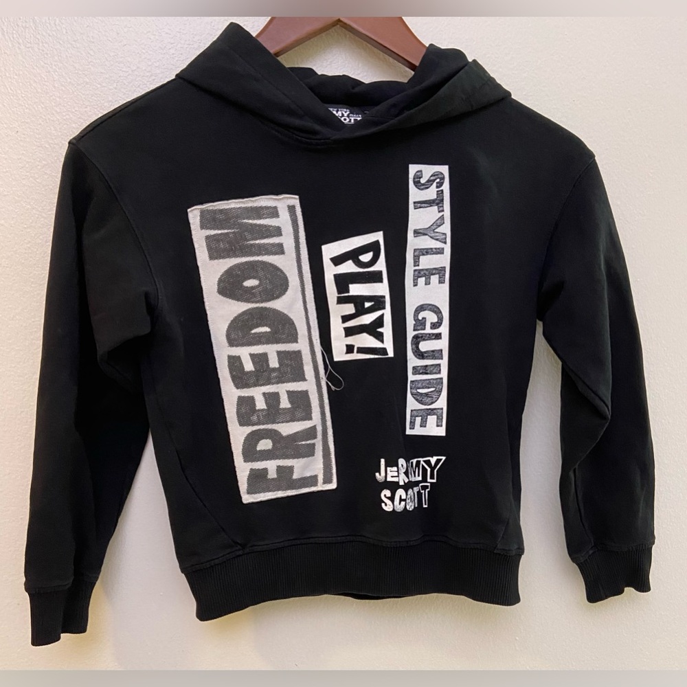 Jeremy Scott New York Black‎ Hoodie Boys Youth Size 8/ 128 CM